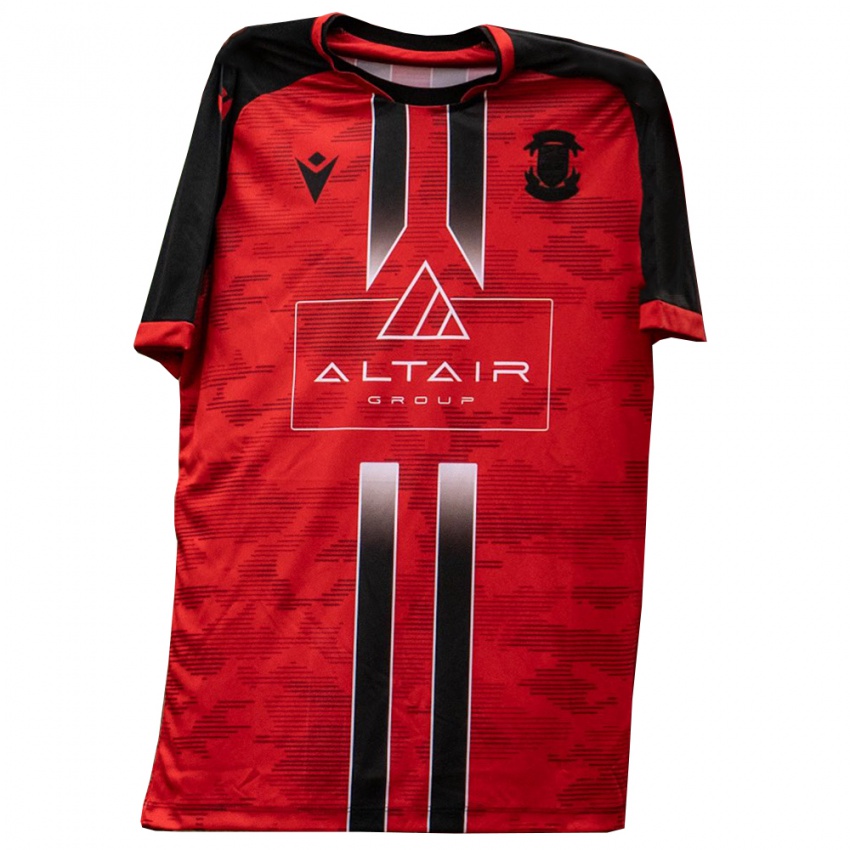 ילדים Charlie Edge #39 אדום שחור ג'רזי ביתית 2025/26 חולצה קצרה ילדים Charlie Edge #39 אדום שחור ג'רזי ביתית 2025/26 חולצה קצרה