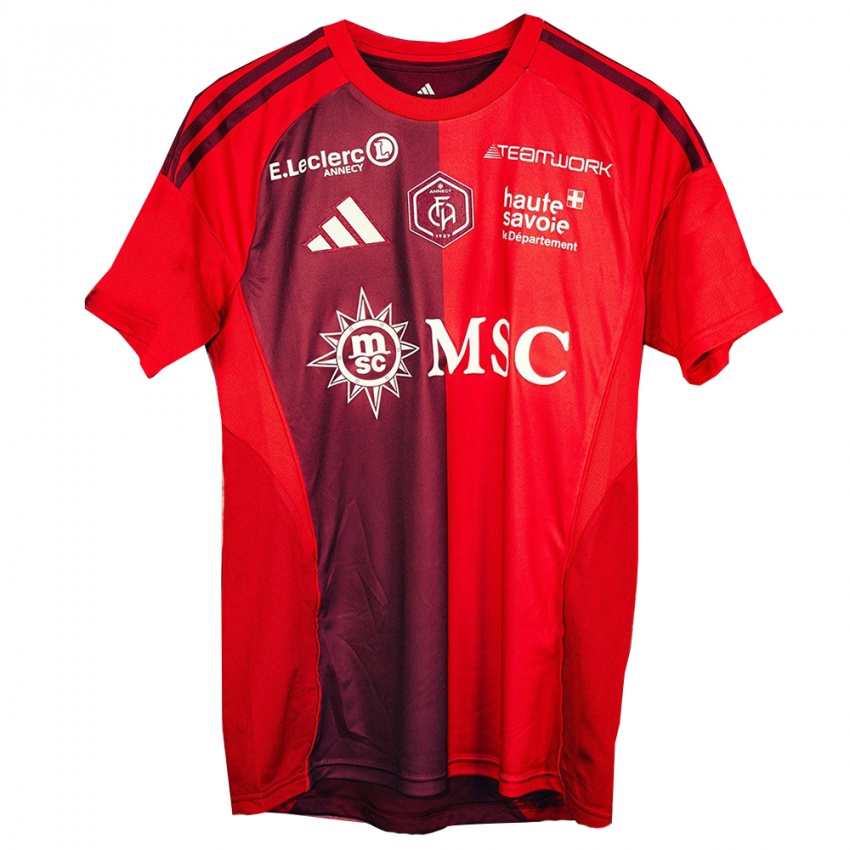 ילדים השם שלך #0 אדום בורגונדי ג'רזי ביתית 2025/26 חולצה קצרה