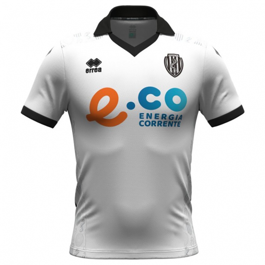 ילדים Edoardo Ballacci #0 לבן שחור כתום ג'רזי ביתית 2025/26 חולצה קצרה