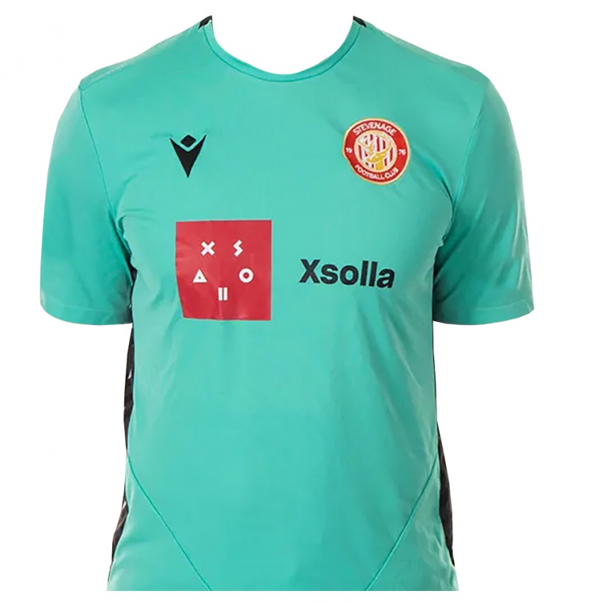 ילדים סטיבנייג' טורקיז חולצת שוער 2025/26 חולצה קצרה