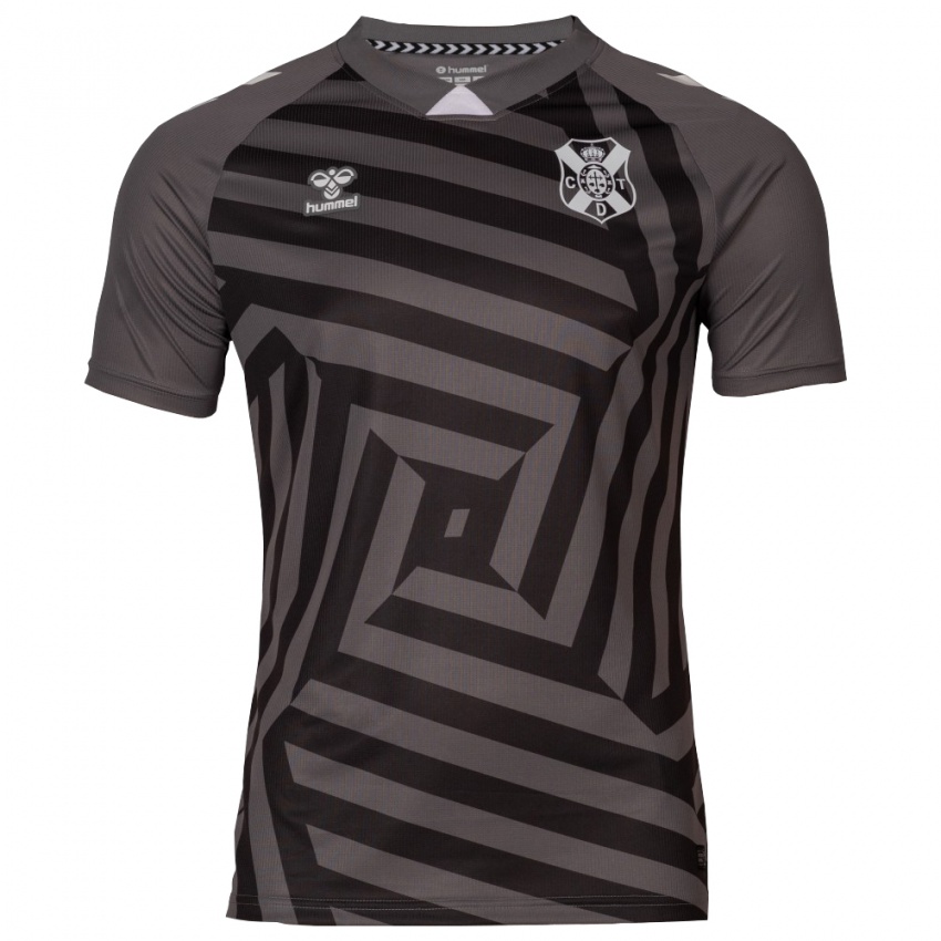 ילדים טנריפה אפור שחור חולצת שוער 2025/26 חולצה קצרה