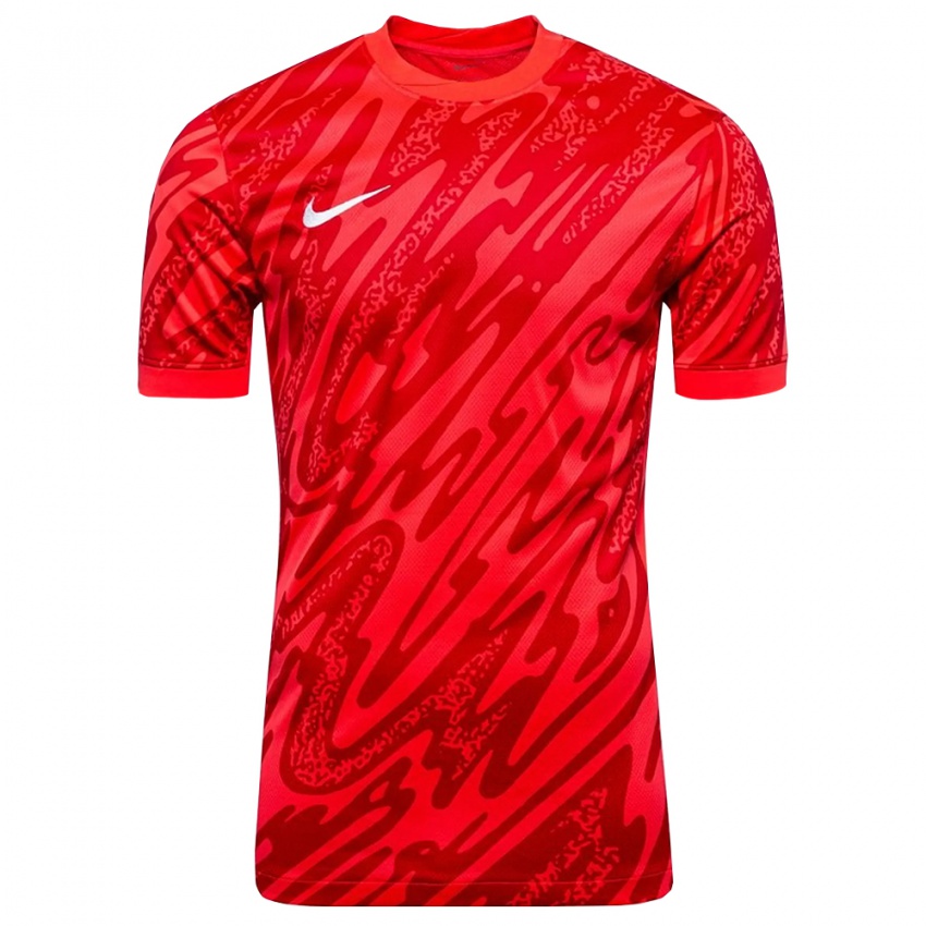 ילדים אלברסברג אדום לבן חולצת שוער 2025/26 חולצה קצרה