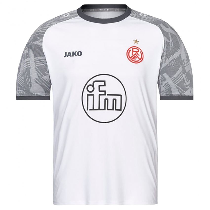 ילדים רוט-וייס אסן אפור לבן חולצת שוער 2025/26 חולצה קצרה