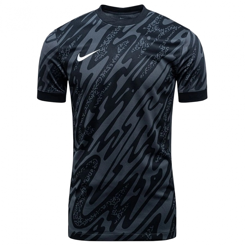 ילדים TSV Havelse שחור אפור חולצת שוער 2025/26 חולצה קצרה