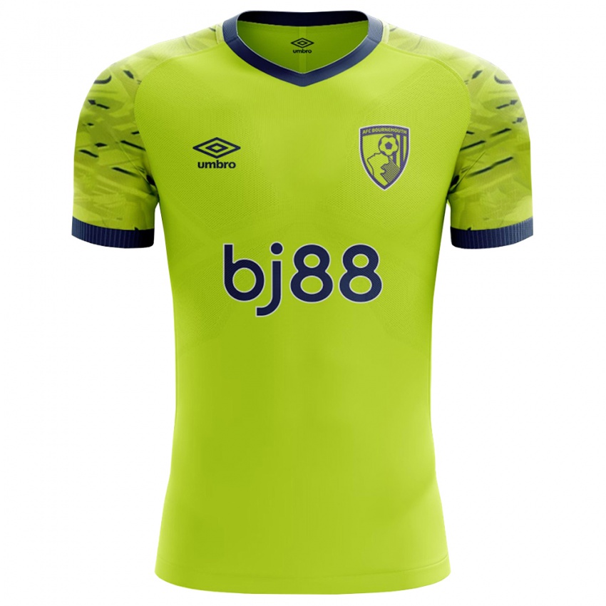 ילדים בורנמות' ירוק צהוב חולצת שוער 2025/26 חולצה קצרה