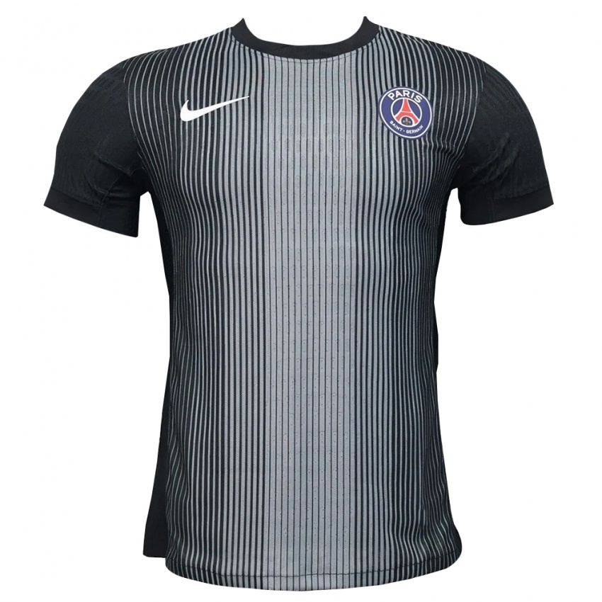 ילדים פריז סן-ז'רמן אפור כהה שחור חולצת שוער 2025/26 חולצה קצרה ילדים פריז סן-ז'רמן אפור כהה שחור חולצת שוער 2025/26 חולצה קצרה