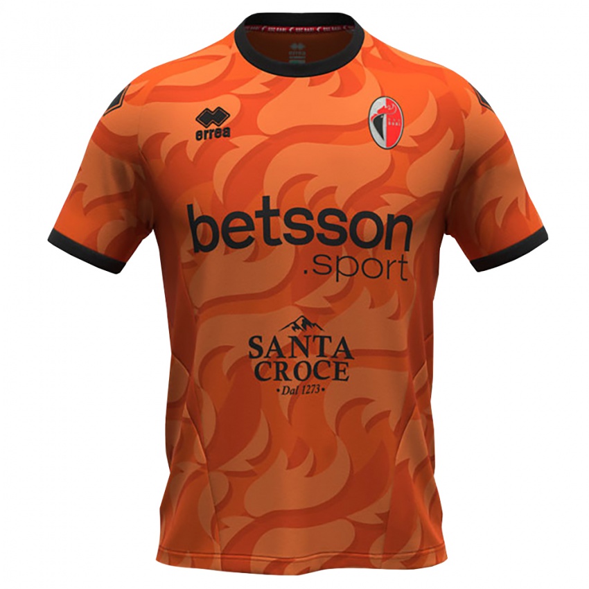 ילדים בארי שחור כתום כהה חולצת שוער 2025/26 חולצה קצרה