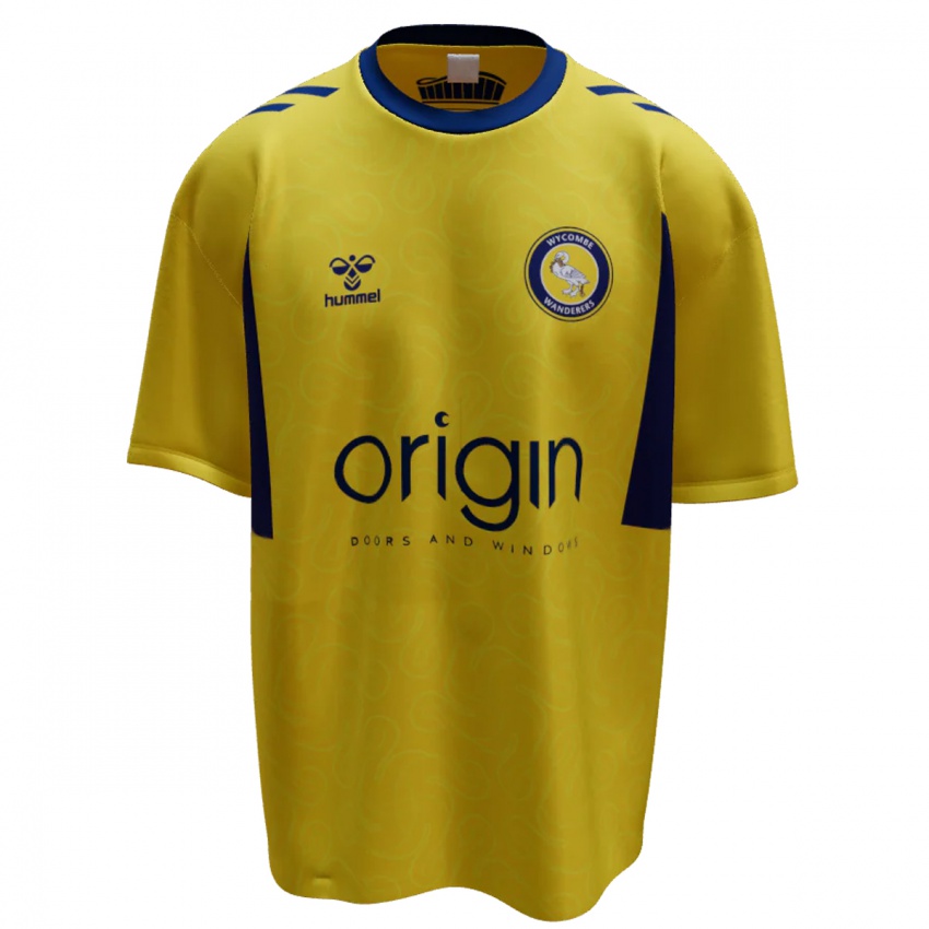 ילדים מאט בוצ'ר #28 צהוב כחול הרחק ג'רזי 2025/26 חולצה קצרה