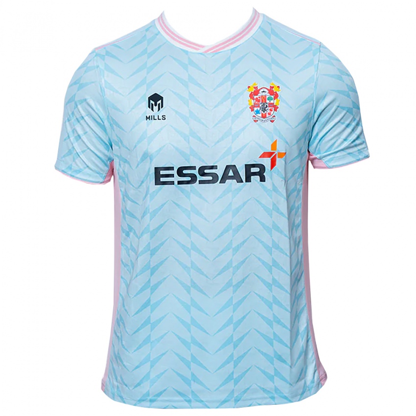 ילדים השם שלך #0 תכלת ורוד הרחק ג'רזי 2025/26 חולצה קצרה