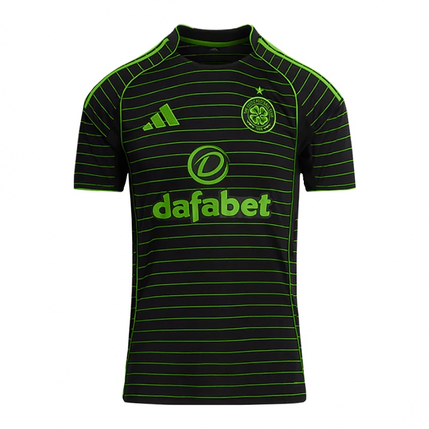 ילדים יאנג היון-ג'ון #13 שחור ירוק הרחק ג'רזי 2025/26 חולצה קצרה