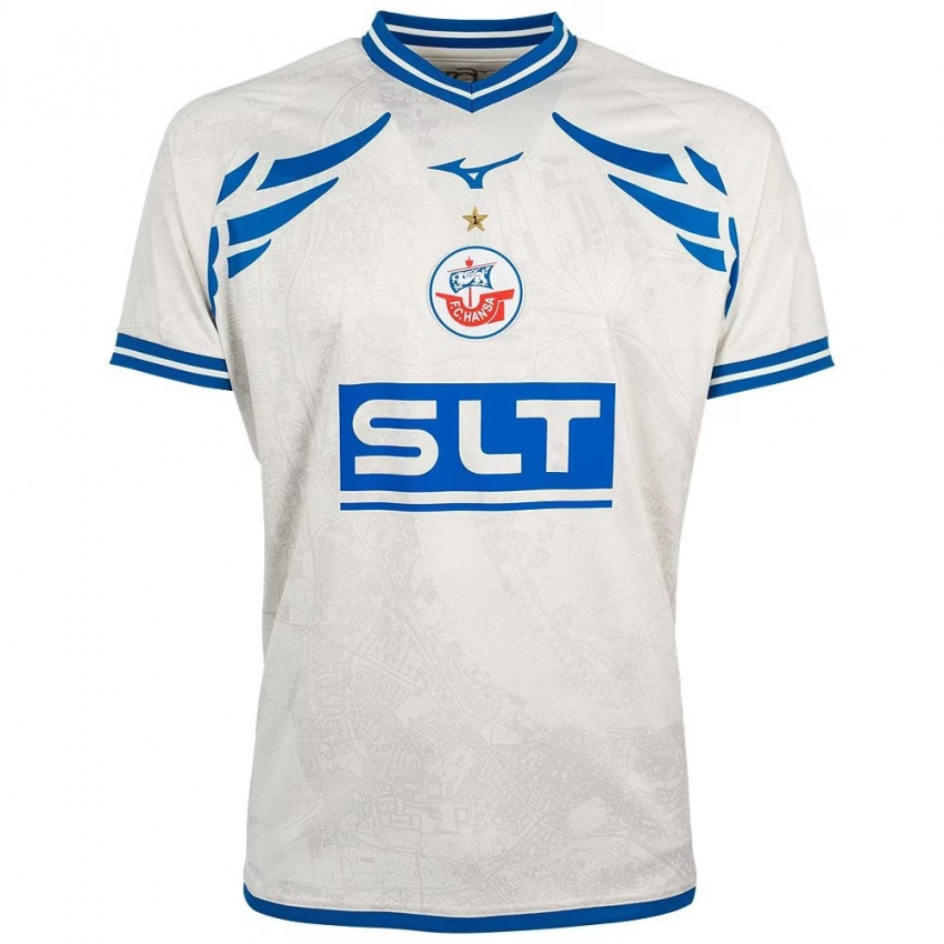 ילדים השם שלך #0 לבן כחול הרחק ג'רזי 2025/26 חולצה קצרה