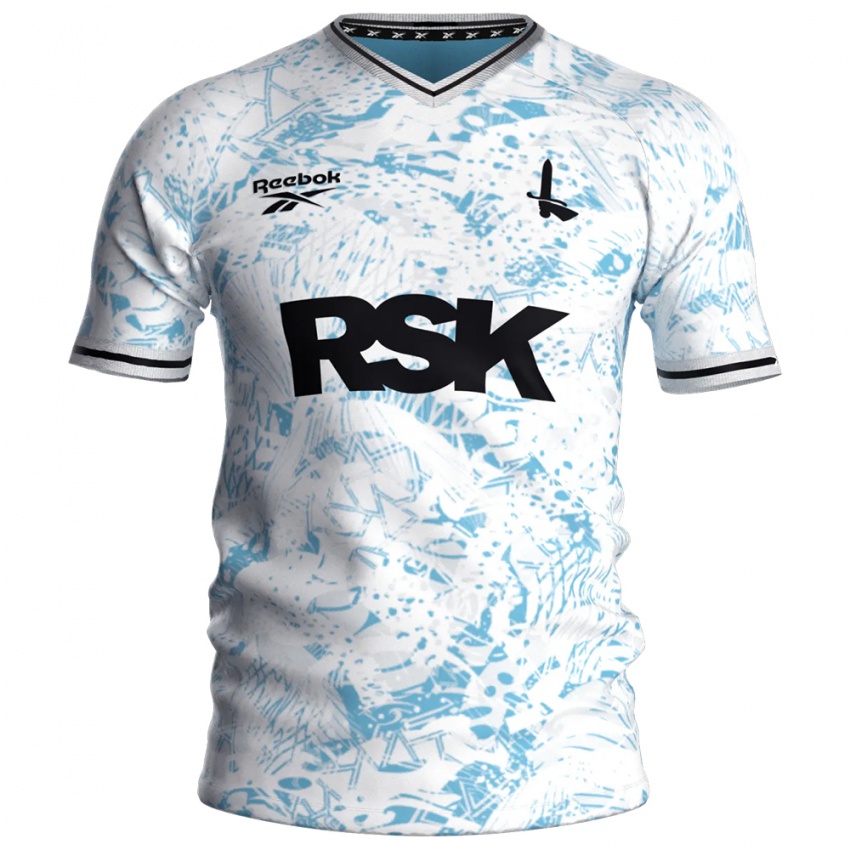 ילדים קונור קובנטרי #6 לבן תכלת הרחק ג'רזי 2025/26 חולצה קצרה