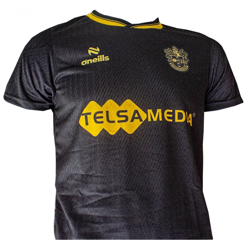 ילדים ליאם אנדי וינסנט #3 שחור צהוב הרחק ג'רזי 2025/26 חולצה קצרה