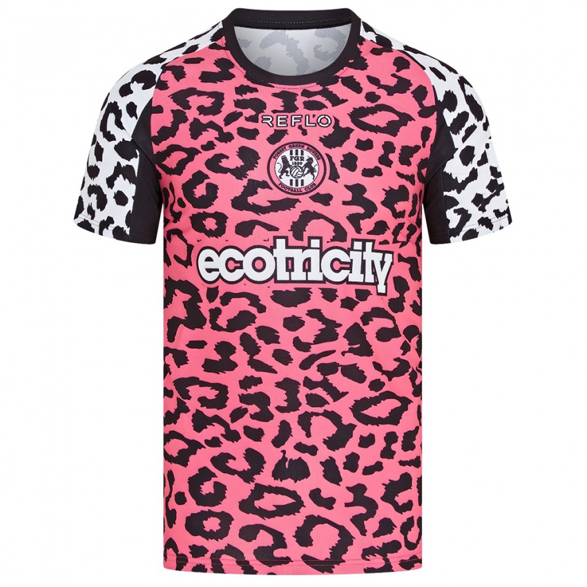 ילדים השם שלך #0 ורוד שחור הרחק ג'רזי 2025/26 חולצה קצרה