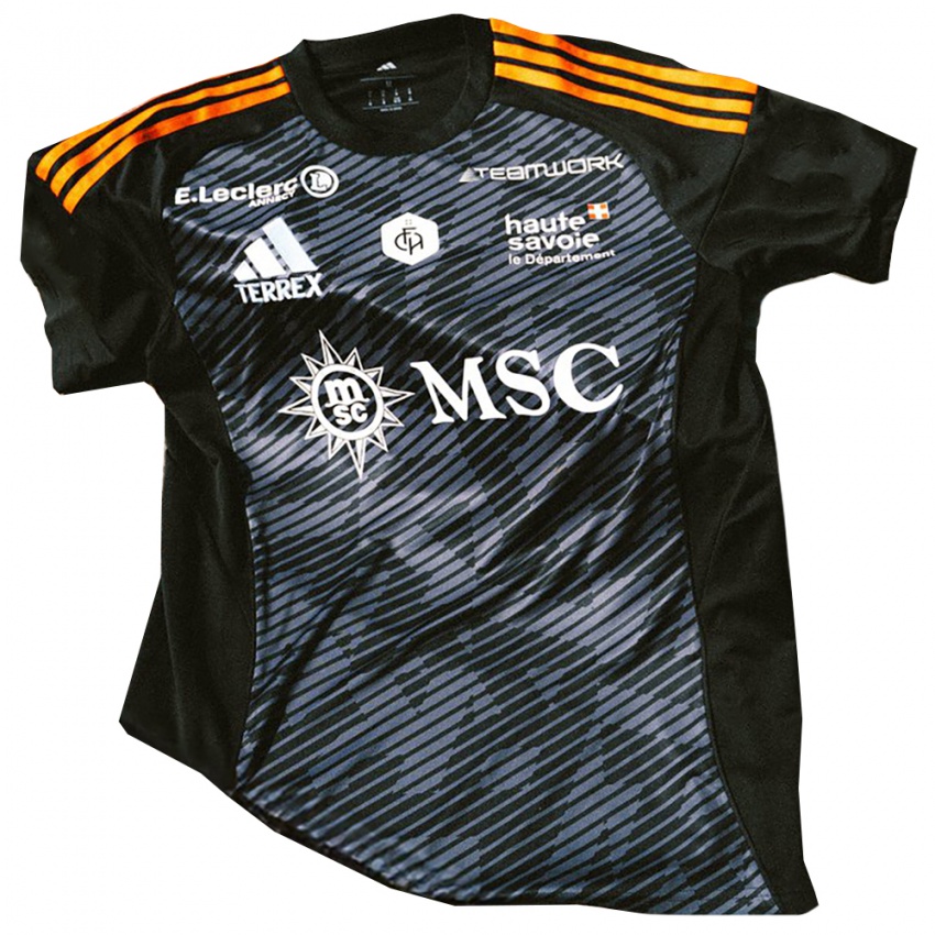 ילדים ארתור פונטה #5 לבן אדום הרחק ג'רזי 2025/26 חולצה קצרה