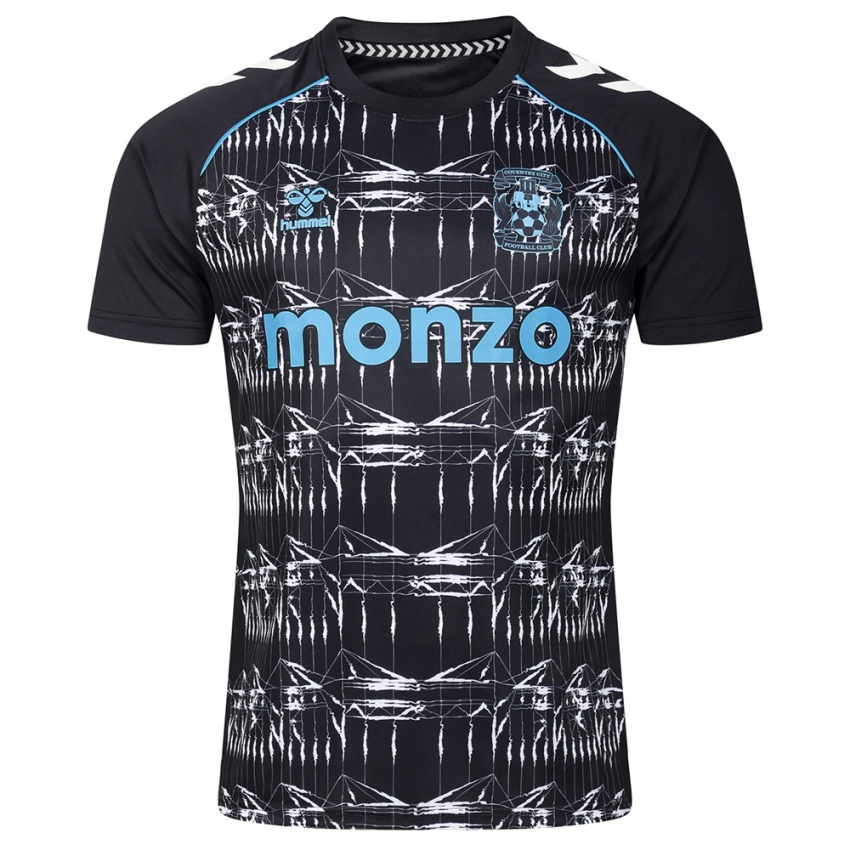 ילדים קובנטרי סיטי כחול שחור חולצת שוער 2025/26 חולצה קצרה