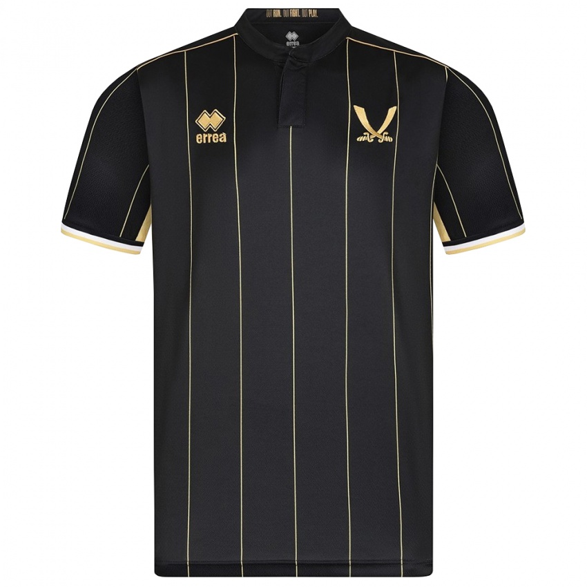 ילדים שפילד יונייטד חום שחור חולצת שוער 2025/26 חולצה קצרה