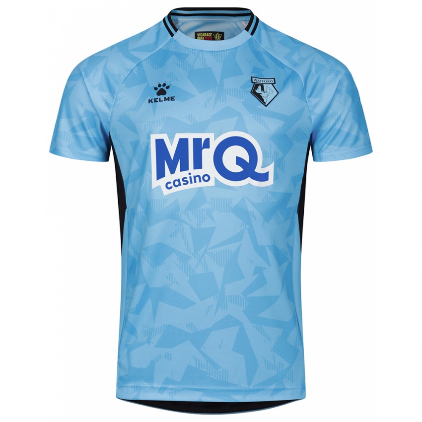 ילדים ווטפורד כחול שמיים בהיר חולצת שוער 2025/26 חולצה קצרה