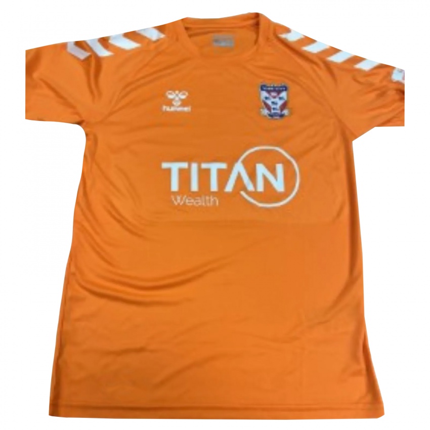 ילדים יורק סיטי לבן כתום חולצת שוער 2025/26 חולצה קצרה