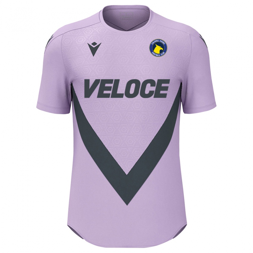 ילדים סוליהאל מורס סגול שחור חולצת שוער 2025/26 חולצה קצרה