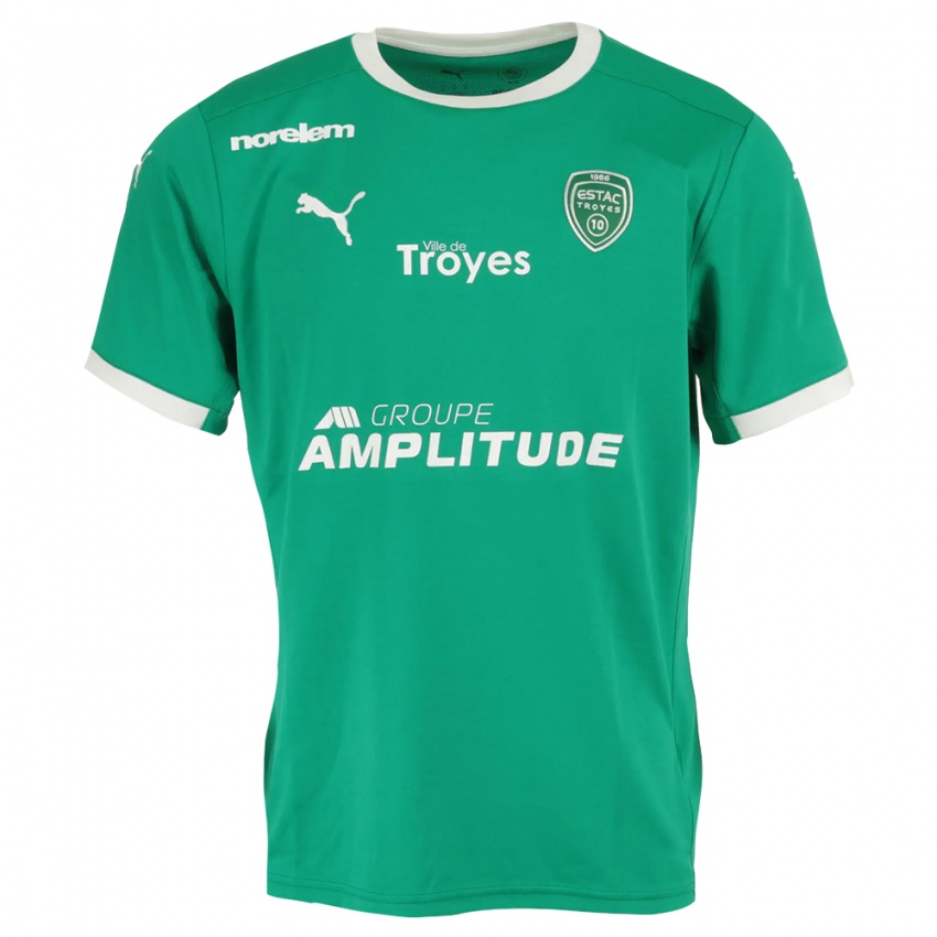 ילדים טרואה לבן ירוק חולצת שוער 2025/26 חולצה קצרה