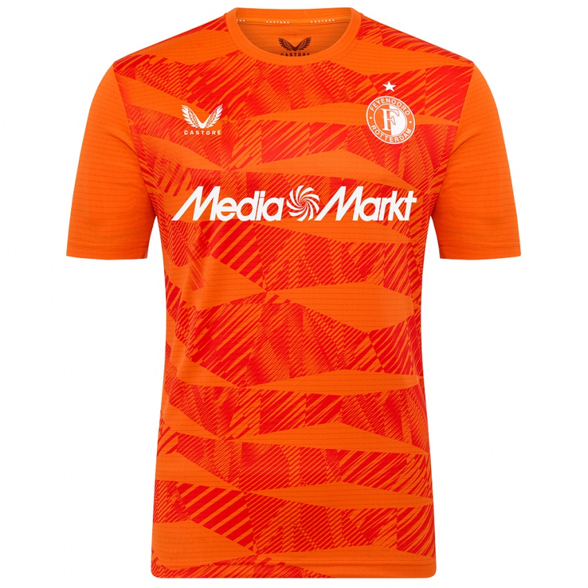 ילדים פיינורד כתום שחור חולצת שוער 2025/26 חולצה קצרה