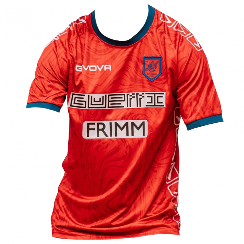 ילדים יובה סטאביה כתום אדום חולצת שוער 2025/26 חולצה קצרה