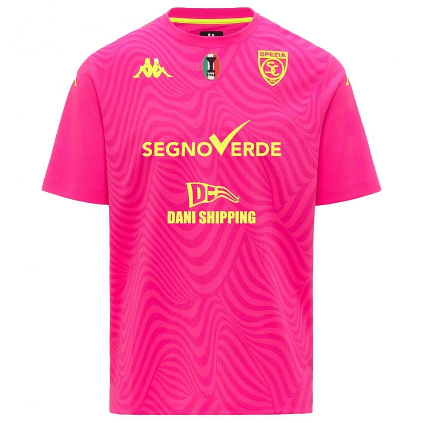 ילדים ספציה צהוב ורוד עמוק חולצת שוער 2025/26 חולצה קצרה ילדים ספציה צהוב ורוד עמוק חולצת שוער 2025/26 חולצה קצרה