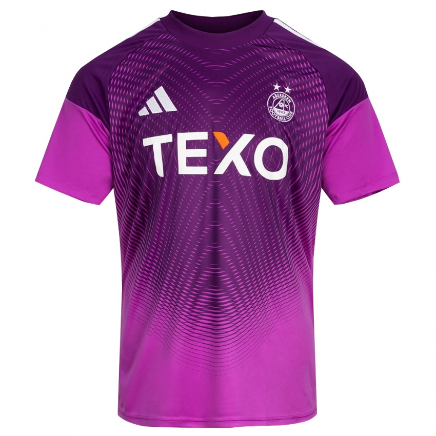 ילדים אברדין מג'נטה סגול חולצת שוער 2025/26 חולצה קצרה ילדים אברדין מג'נטה סגול חולצת שוער 2025/26 חולצה קצרה