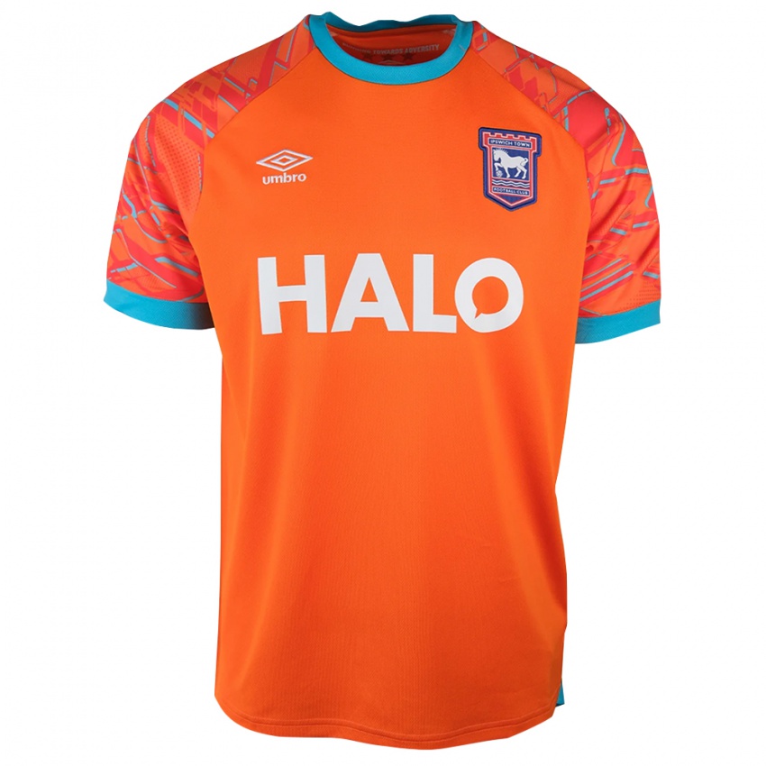 ילדים איפסוויץ' טאון לבן כתום חולצת שוער 2025/26 חולצה קצרה ילדים איפסוויץ' טאון לבן כתום חולצת שוער 2025/26 חולצה קצרה