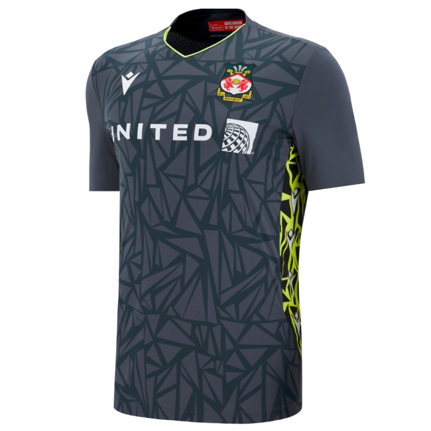 ילדים רקסהאם ירוק יער אפור חולצת שוער 2025/26 חולצה קצרה