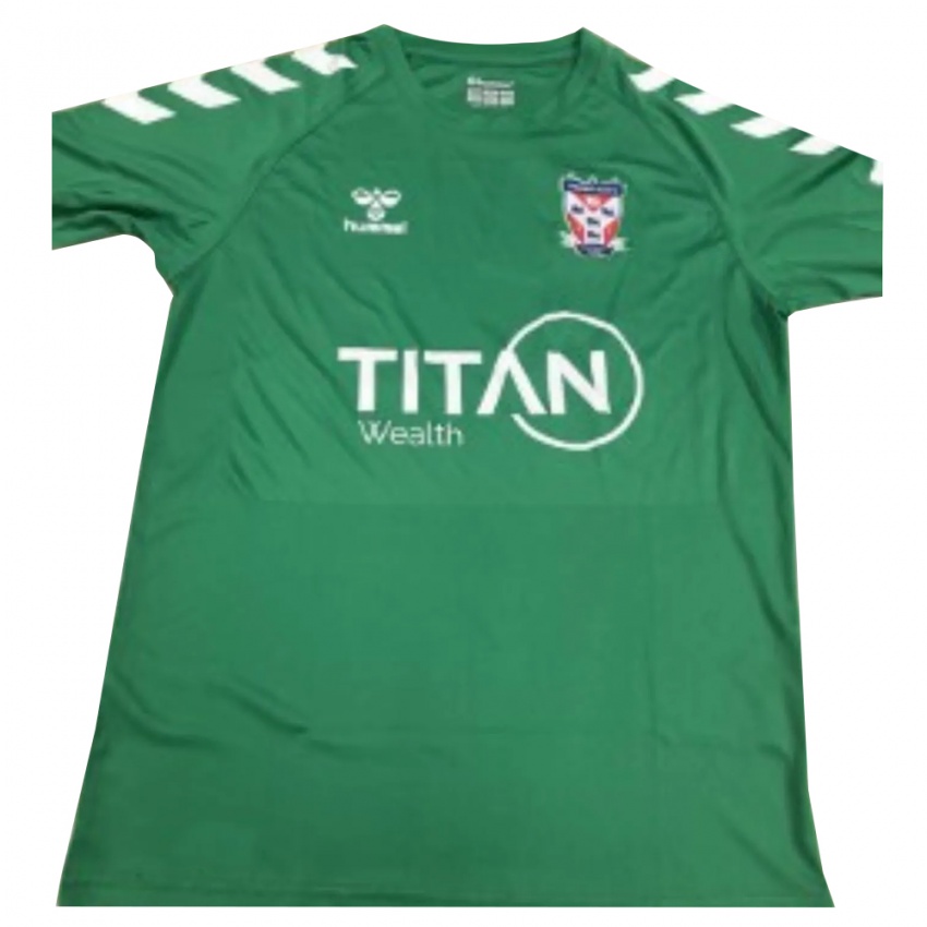 ילדים יורק סיטי לבן ירוק חולצת שוער 2025/26 חולצה קצרה