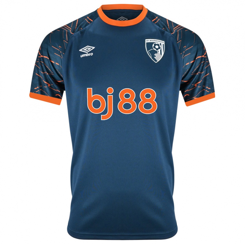 ילדים בורנמות' כחול צפחה כהה חולצת שוער 2025/26 חולצה קצרה