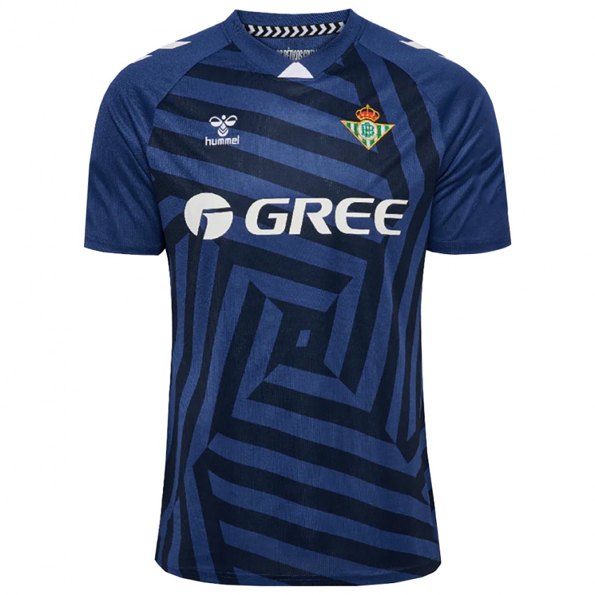 ילדים ריאל בטיס כחול מלכותי לבן חולצת שוער 2025/26 חולצה קצרה