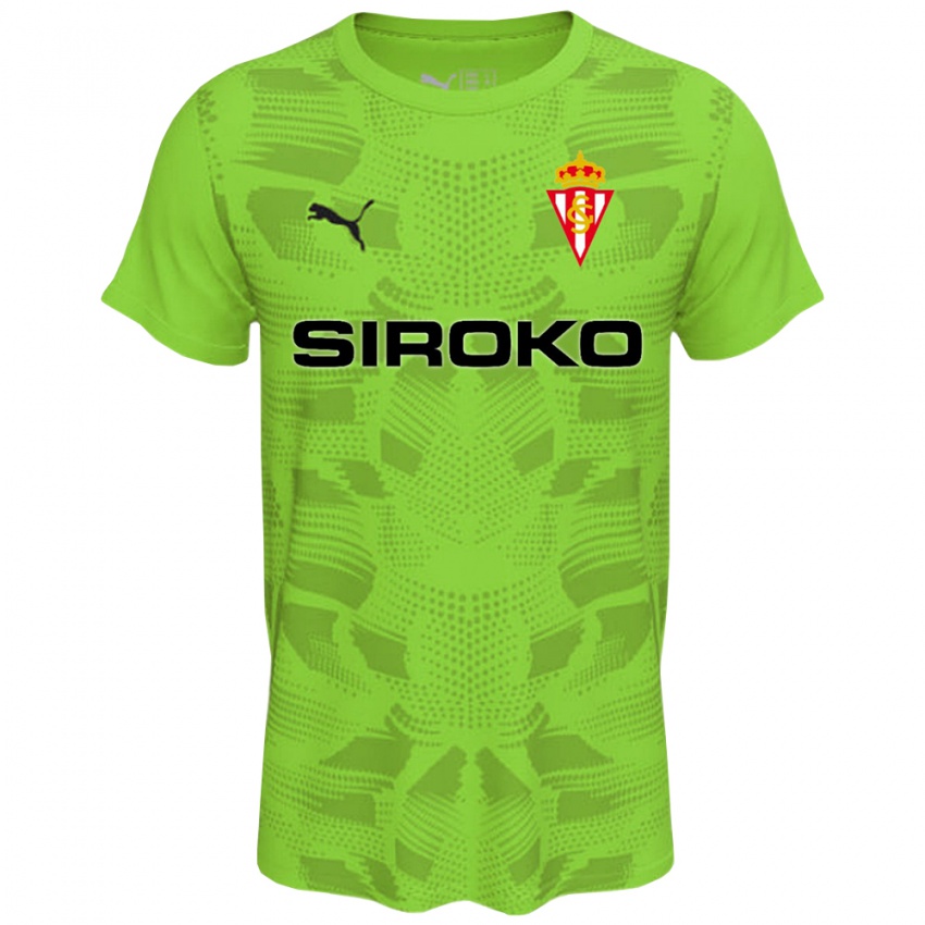 ילדים ספורטינג חיחון ירוק דשא חולצת שוער 2025/26 חולצה קצרה