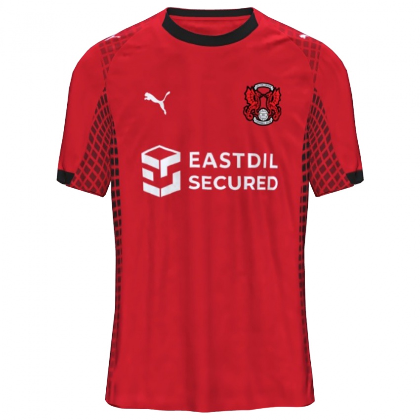 גברים טומי שימקין #1 אדום שחור ג'רזי ביתית 2025/26 חולצה קצרה