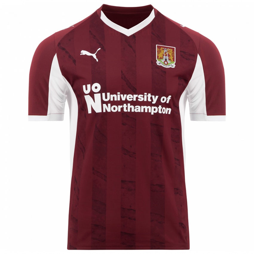 גברים Samy Chouchane #0 בורדו לבן ג'רזי ביתית 2025/26 חולצה קצרה