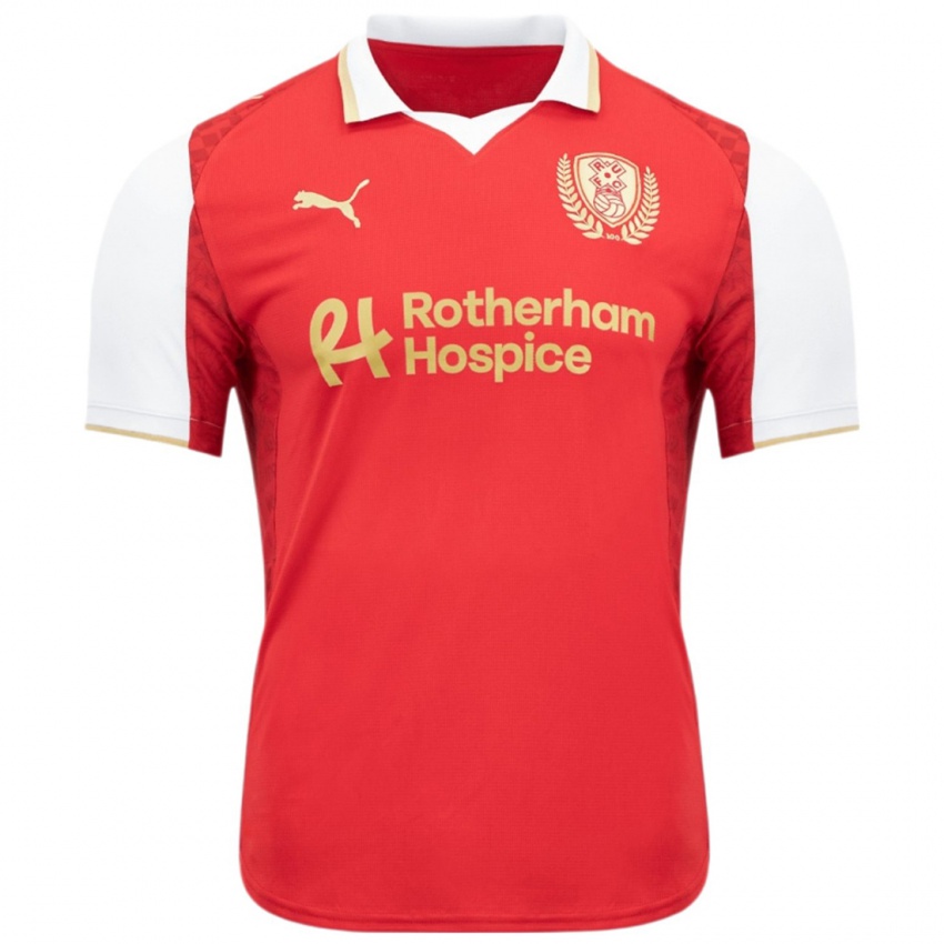 גברים דנזל האל #22 אדום לבן ג'רזי ביתית 2025/26 חולצה קצרה