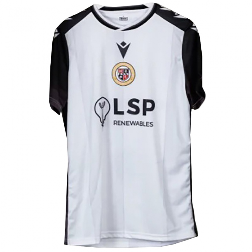 גברים Brandon Bryan-Waugh #16 לבן שחור ג'רזי ביתית 2025/26 חולצה קצרה