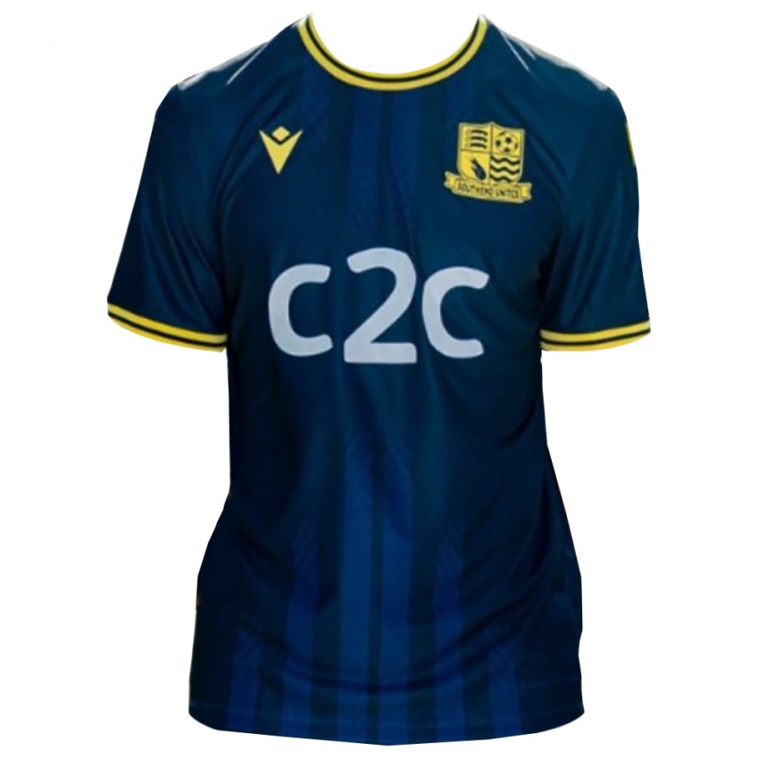 גברים אדם ג׳יימס קראות׳ר #5 כחול נייבי צהוב ג'רזי ביתית 2025/26 חולצה קצרה