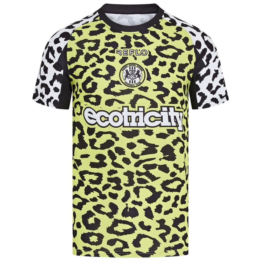 גברים השם שלך #0 צהוב פלואורסצנטי ג'רזי ביתית 2025/26 חולצה קצרה