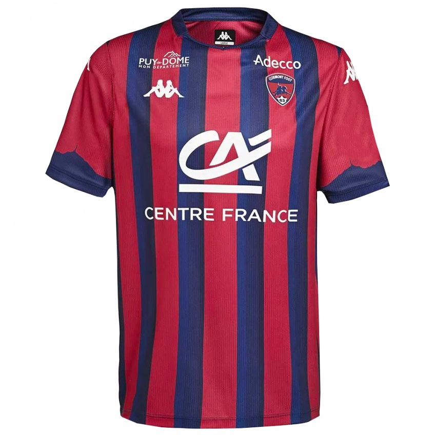 גברים מסמבה נדייה #1 בורדו כחול נייבי ג'רזי ביתית 2025/26 חולצה קצרה