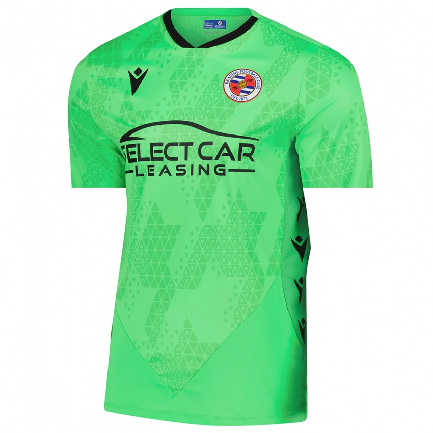 גברים רדינג ירוק בהיר חולצת שוער 2025/26 חולצה קצרה