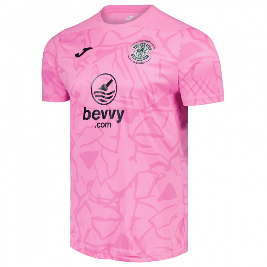 גברים היברניאן שחור ורוד חולצת שוער 2025/26 חולצה קצרה גברים היברניאן שחור ורוד חולצת שוער 2025/26 חולצה קצרה