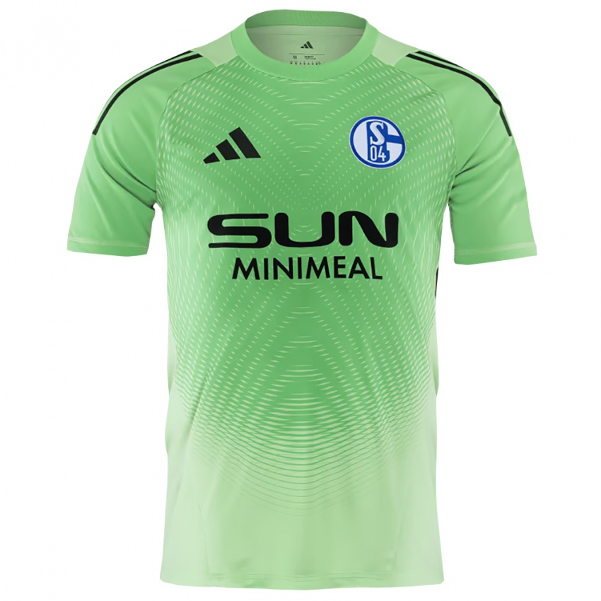 גברים שאלקה 04 ירוק בהיר שחור חולצת שוער 2025/26 חולצה קצרה