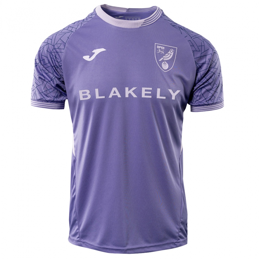 גברים נוריץ' סיטי סגול בהיר חולצת שוער 2025/26 חולצה קצרה