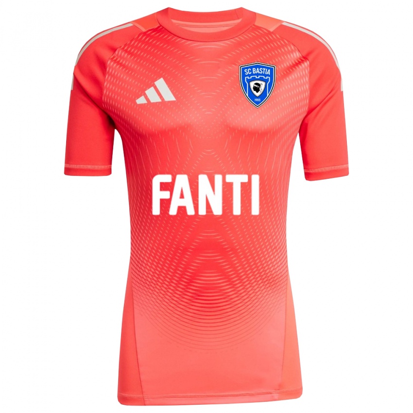 גברים בסטיה לבן אדום כתום חולצת שוער 2025/26 חולצה קצרה