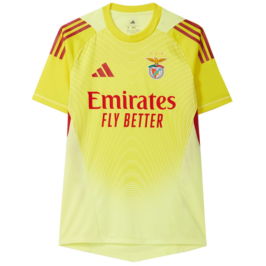 גברים דיאוגו פריירה #50 צהוב אדום חולצת שוער 2025/26 חולצה קצרה