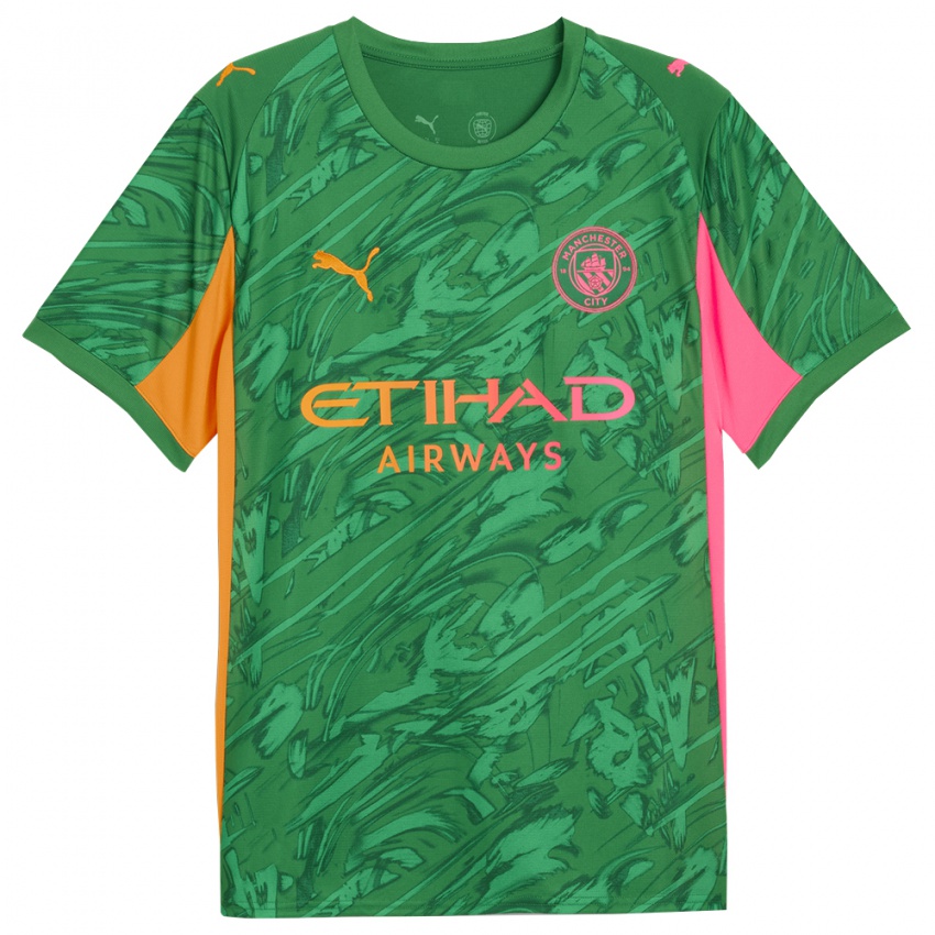 גברים אדרסון מוראס #31 ירוק כתום חולצת שוער 2025/26 חולצה קצרה