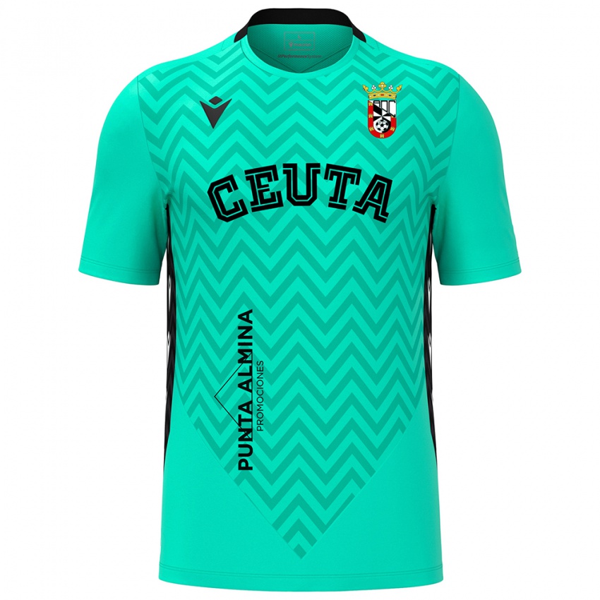 גברים סאוטה FC טורקיז שחור חולצת שוער 2025/26 חולצה קצרה